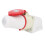 Industrial Plug Socket 380V 32A 5Pin 3P+N+E IP44 Waterproof Fixed 4