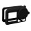 (Black) Silicone Case Action 5 Pro Anti-Collision Dust-Proof Strap Black 3