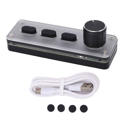 One Handed Mechanical Gaming Keypad 3 Keys Bluetooth Plug Play 2