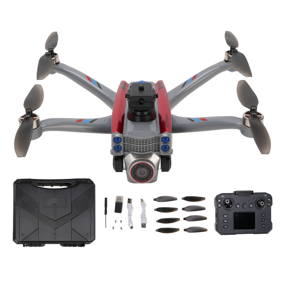 (Gray) Brushless Drone Hd Camera Obstacle Avoidance Optical Hovering 2.4G Gray 643505163674