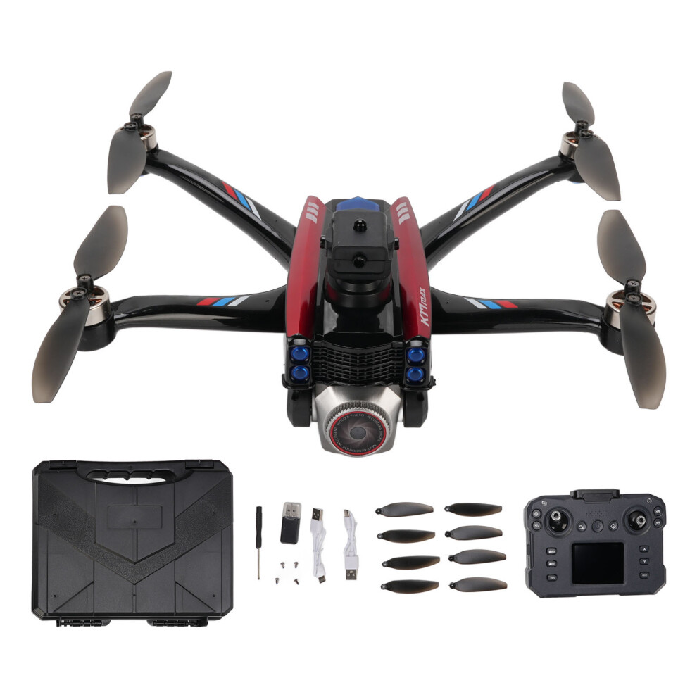 (Black) Brushless Drone Hd Camera Obstacle Avoidance Optical Hovering 2.4G Black 643505163667