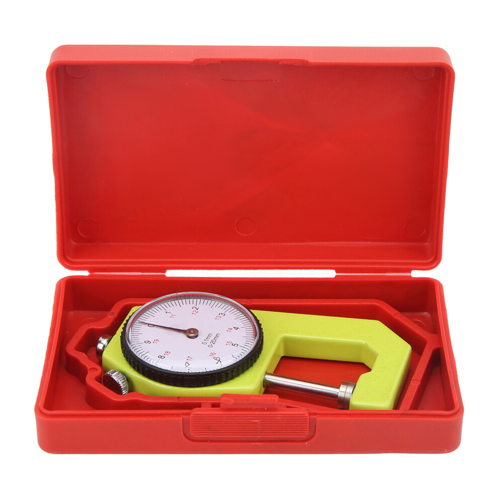 High Accuracy Thickness Gauge 0.1Mm 0-20Mm Range Round Dial 604725133632