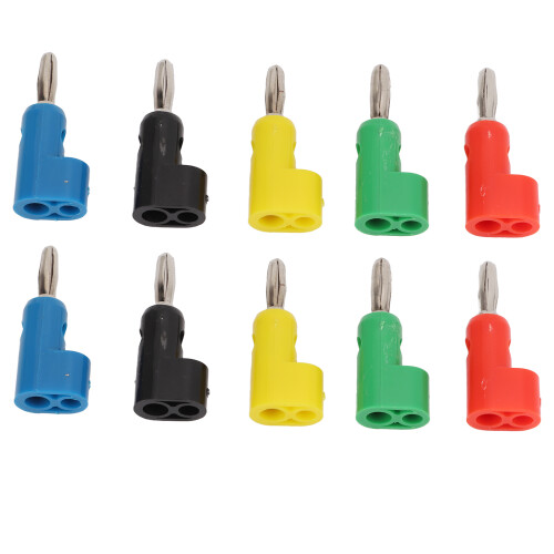 10 Stk 4mm Stapelbare Bananenstecker für Audio 2