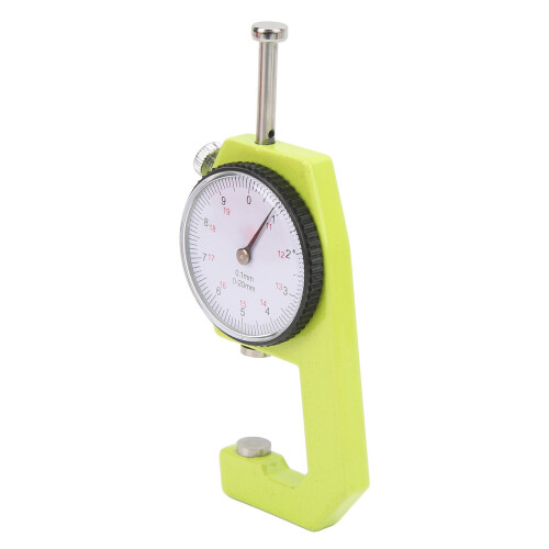 High Accuracy Thickness Gauge 0.1mm 0-20mm Range Round Dial 1
