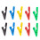 Electrical Wire Test Clips 30V-60V 10A 6mm Open for 2mm Banana Plug 1