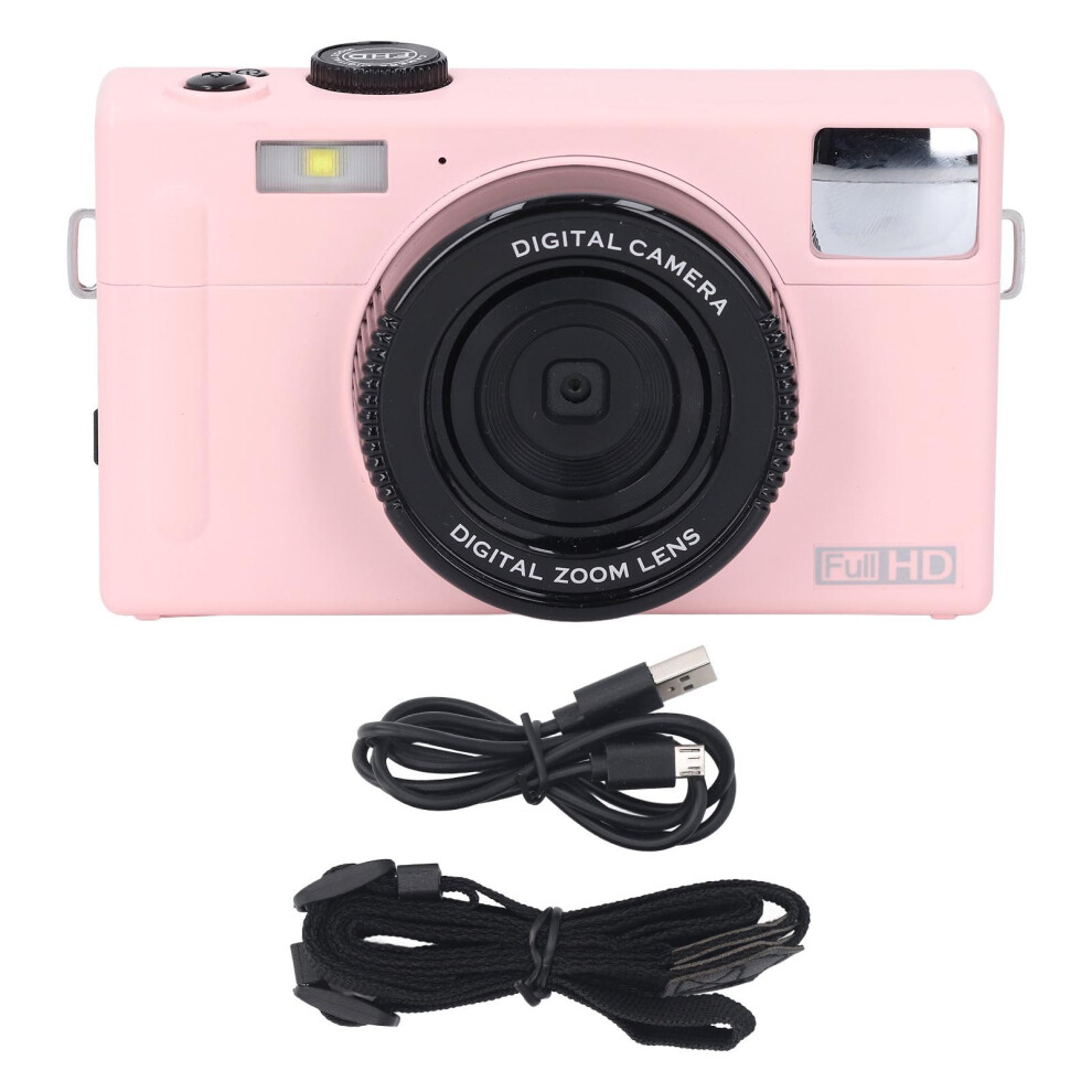 (32Gb) 1080P Digital Camera 48Mp 3.0" Lcd 16X Zoom Anti Shake 32Gb Pink 643505071634