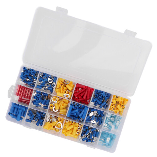 360pcs Wire Crimp Terminals Waterproof Insulated High Temp with Box 1