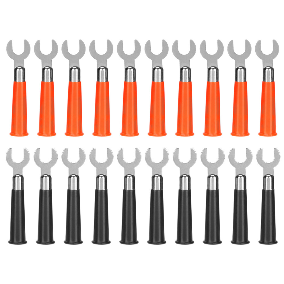 20Pcs Banana Y Spade Plug Red Black 19A U Fork Electronic Vehicles 604725096616