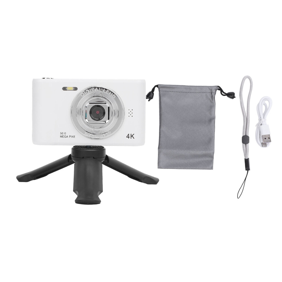 (64Gb) 2.4In 50Mp 4K Digital Camera 8X Zoom Rechargeable For Beginners 32Gb 643505071795