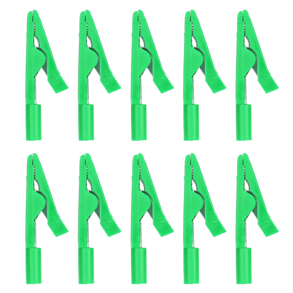 (Green) 10Pcs Set 2Mm Banana Jack Pure Copper Power Regulator Black 604725096647