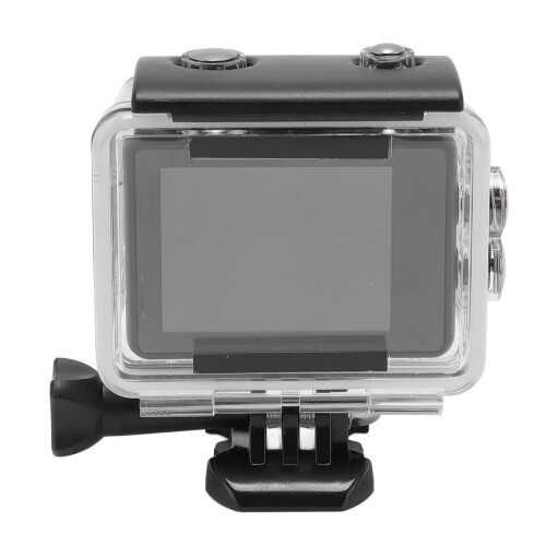 (Black) Underwater Action Camera 4K 24MP 170 Wide Angle 2.4G Remote 1