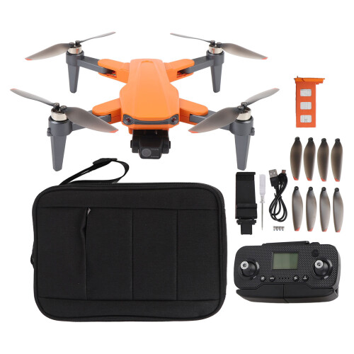 (Single Battery) RC Drone HD Dual Camera 5G GPS Obstacle Avoidance Quadcopter Orange