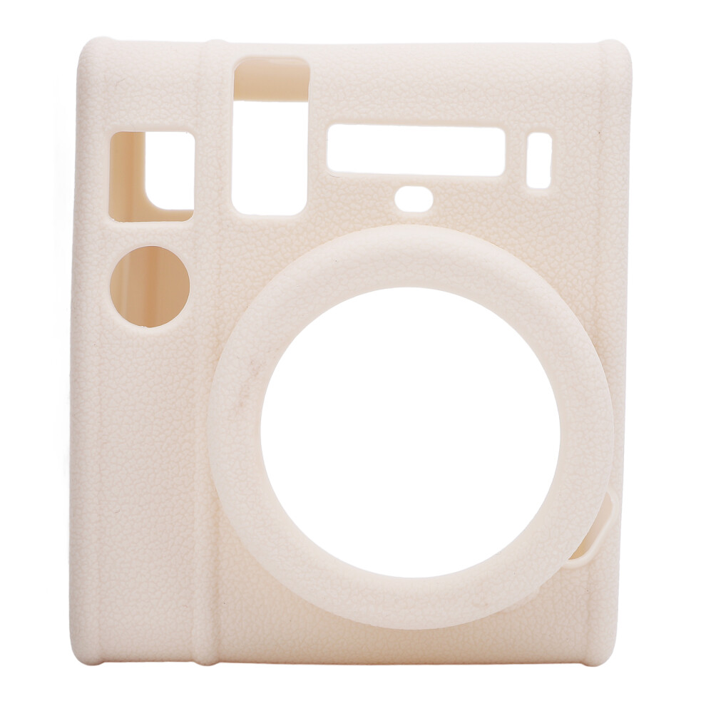 () Instant Camera Silicone Case Scratch Resistant Shockproof Beige/Black 643505169225