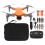 (2 Battery) Drone 3-Axis Dual Camera Obstacle Avoidance Orange 1 Battery 1