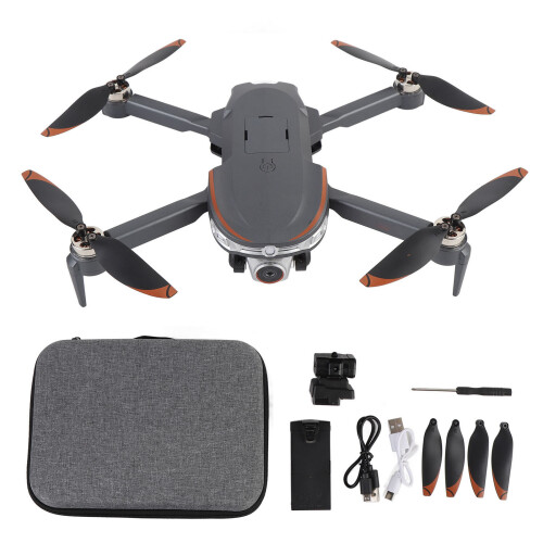 (1 Battery) Foldable Drone Dual Camera GPS Auto Return Obstacle Avoidance 4.5in