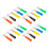 4x 6mm U-Form Kabelverbinder Messing 5 Farben 5