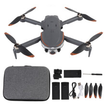 (3 Batteries) Foldable Drone Dual Camera GPS Auto Return Obstacle Avoidance 4.5in