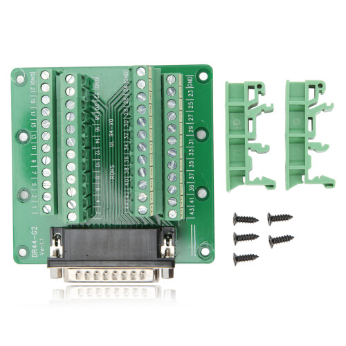 (DR44‑G2 Male Connector) 44Pin Nut Type PCB Terminal Block for Debugging DR44-M2 Female