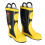 (42) Rubber Fire Fighting Safety Boots High Temp Resistant Waterproof 42 3