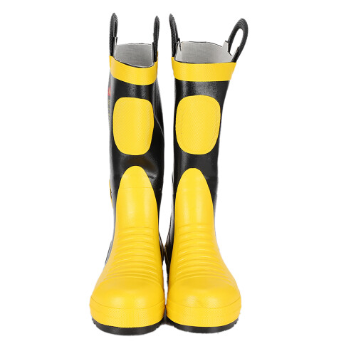 (42) Rubber Fire Fighting Safety Boots High Temp Resistant Waterproof 42 1