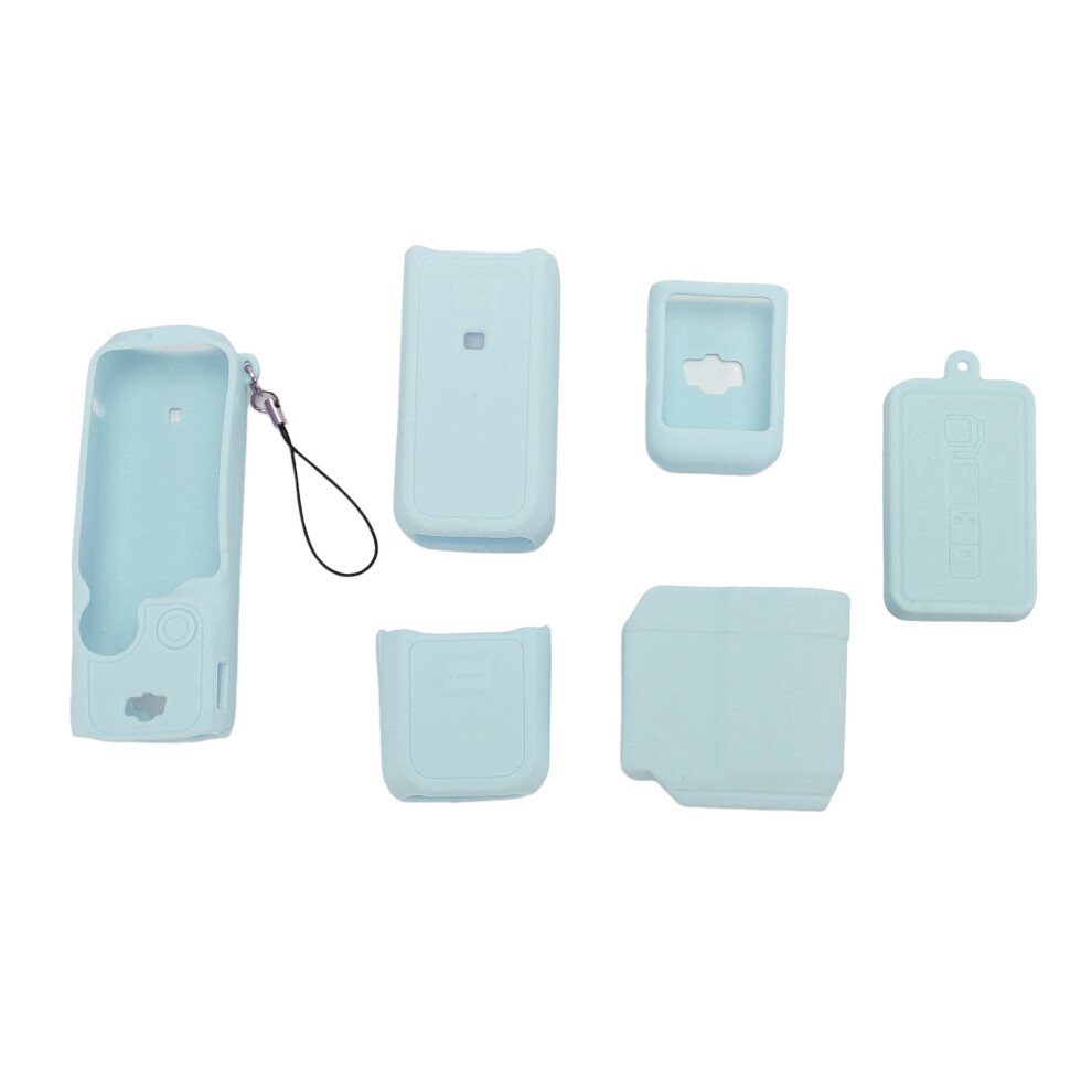 (Blue) Pocket Camera Cover Silicone Anti Scratch Dust Proof Lens Screen Blue 643505170443