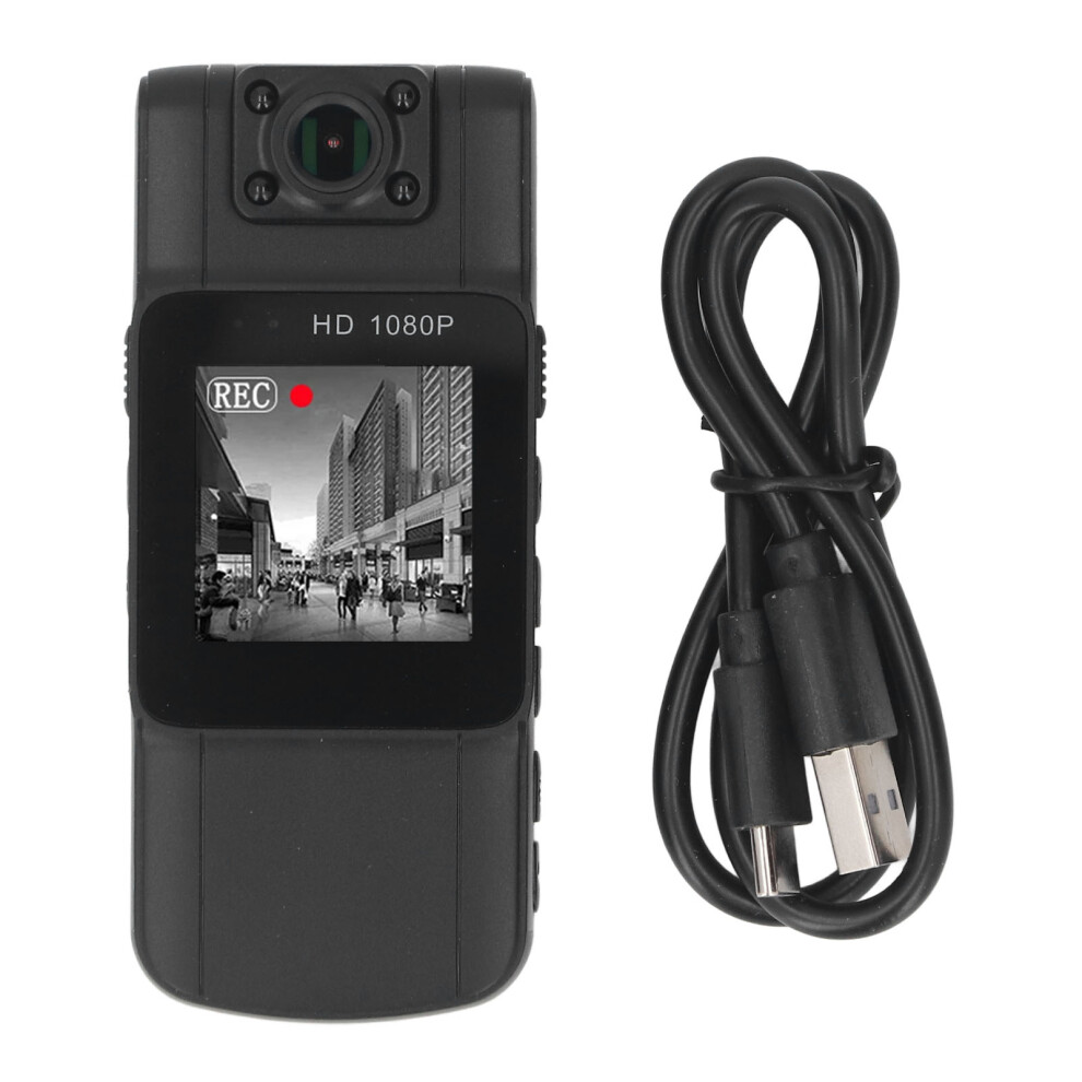 (64G) Body Worn Camera 2K Hd 180 Lens Tft Screen Pocket Recorder With Clip 643505170580