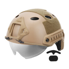 Outdoor Helmet Lightweight Clear Lens Oversized Ventilation Gaming