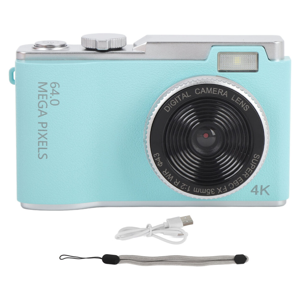(32Gb) 4K Camera 64Mp 2.4 Inch Ips 16X Zoom Built-In Mic Compact Travel 643505171037