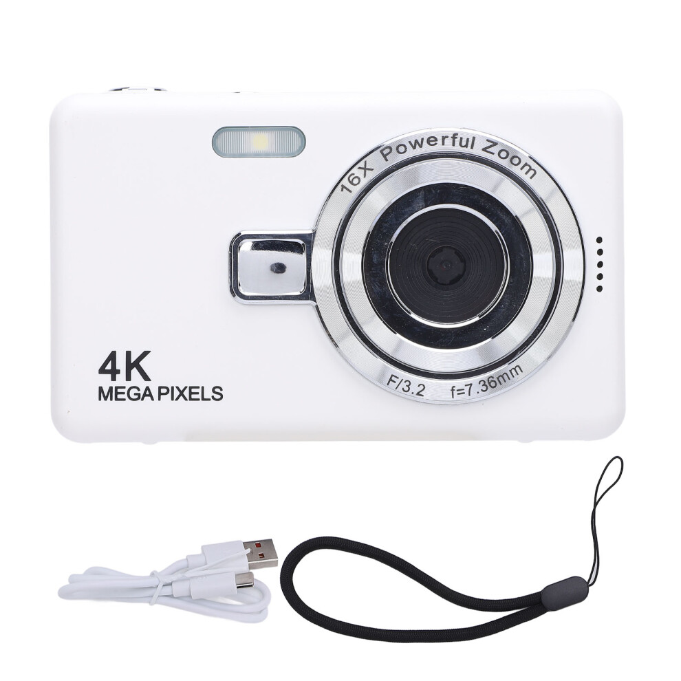 (64Gb) Digital Camera 50Mp 4K 16X Zoom 2.4 Inch Ips Anti Shake 32Gb 643505171075