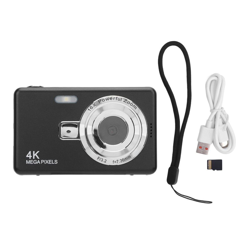 (64Gb) 2.4Inch Digital Camera 16X Zoom 50Mp 4K Anti Shake Fill 32Gb Light 643505171105