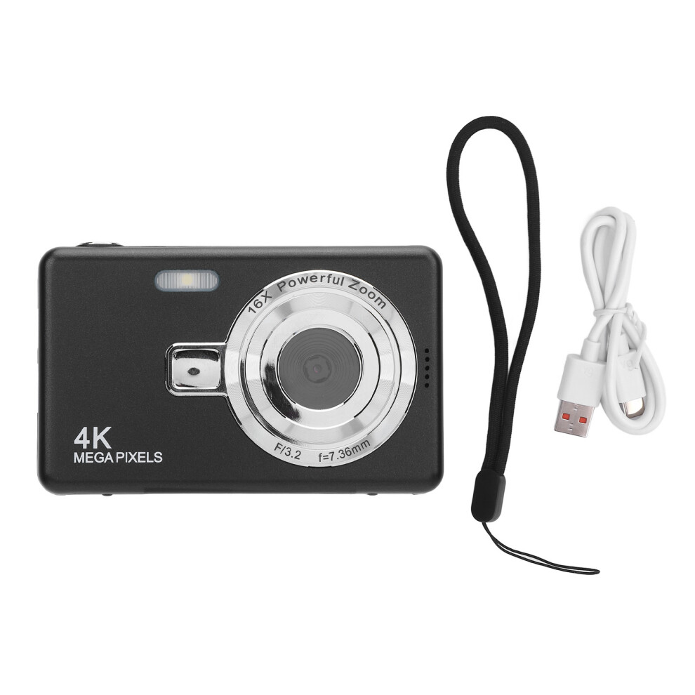 (No Memory Card) 2.4Inch Digital Camera 16X Zoom 50Mp 4K Anti Shake Fill 32Gb Light 643505171112