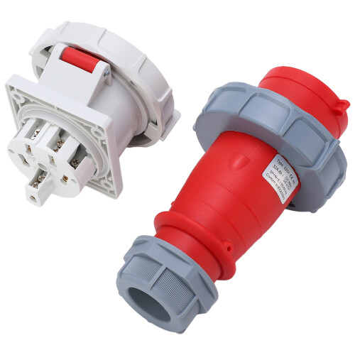 5-pol 32A 220/380V IP67 wasserdichter Stecker Camping 2