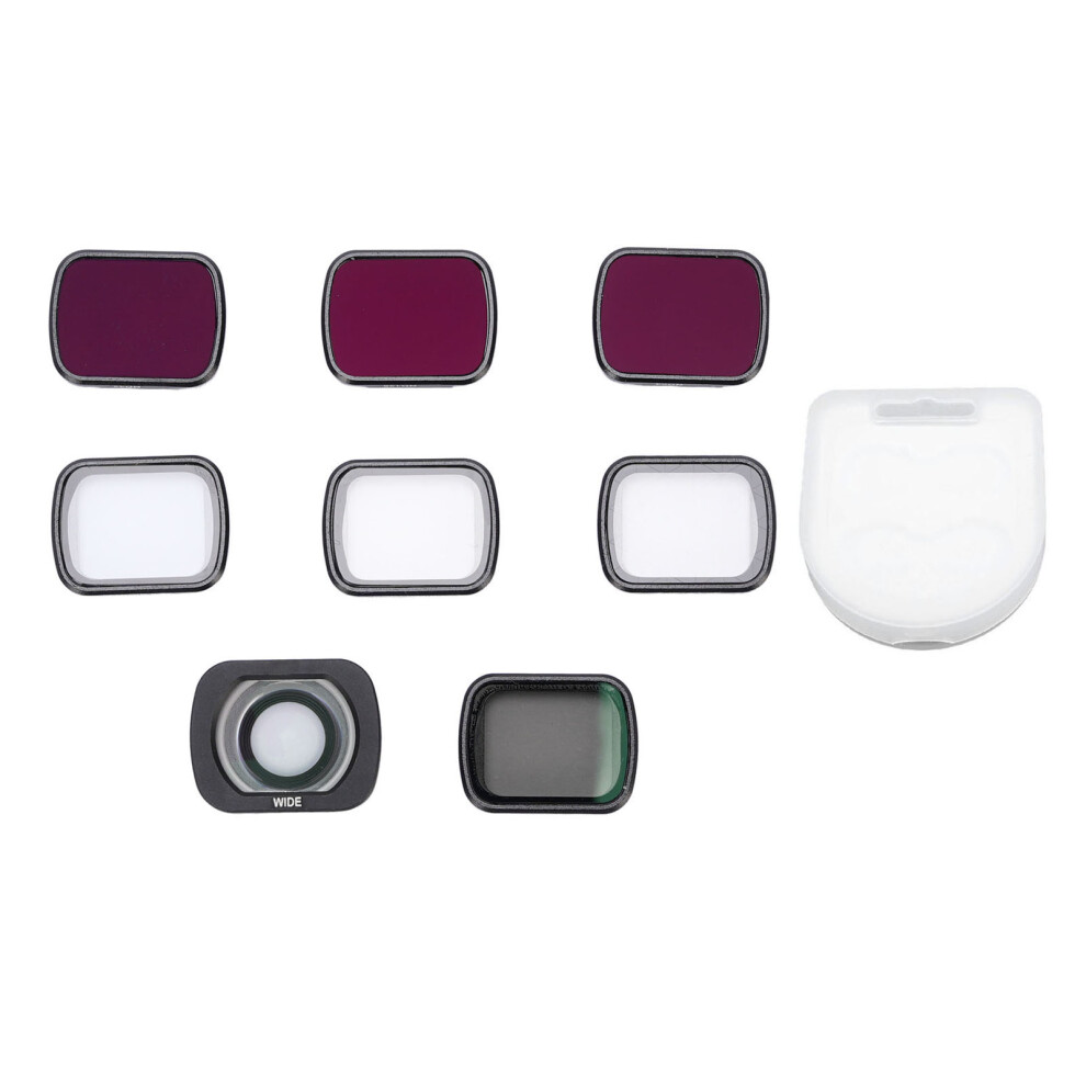 8Pcs Drone Filters Wide Angle Nd32 Nd64 Nd128 Cpl Black 643505173383