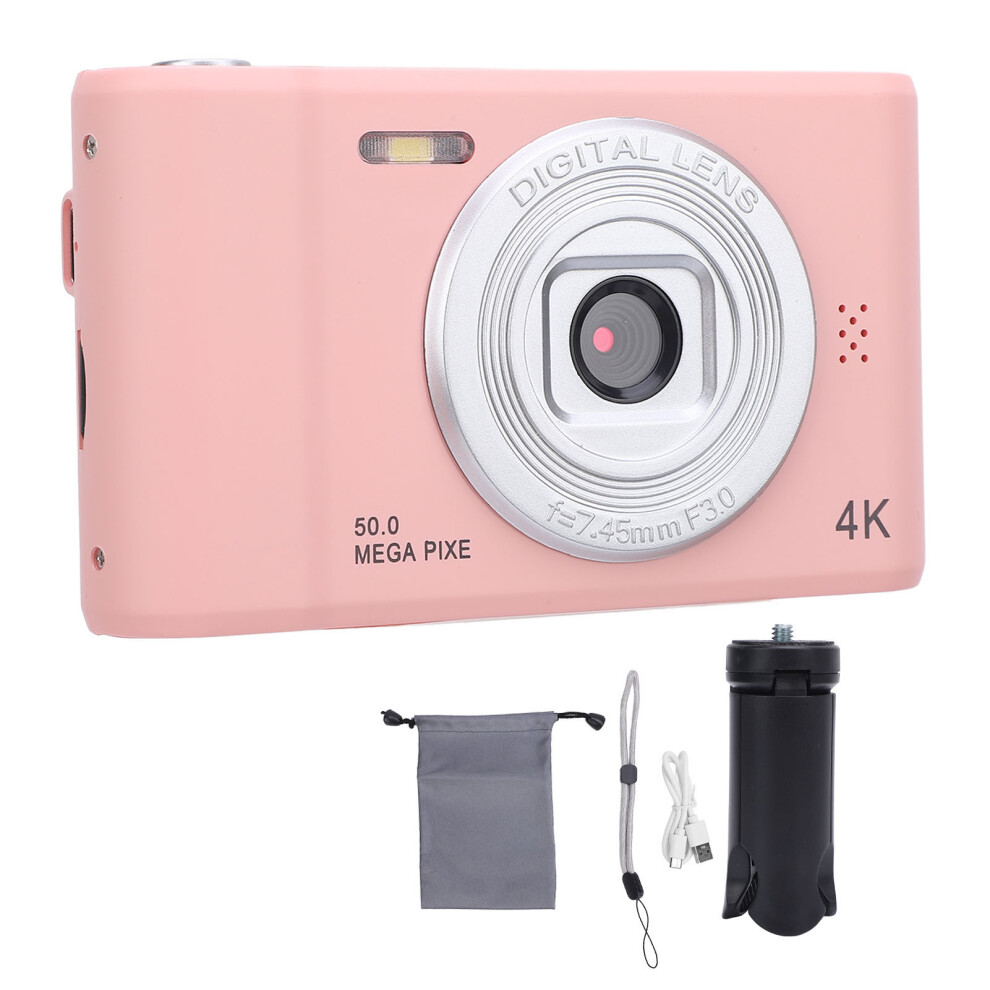 (64Gb) 4K 50Mp Digital Camera 2.4In 8X Zoom Anti Shake Built-In Mic Compact 643505171310