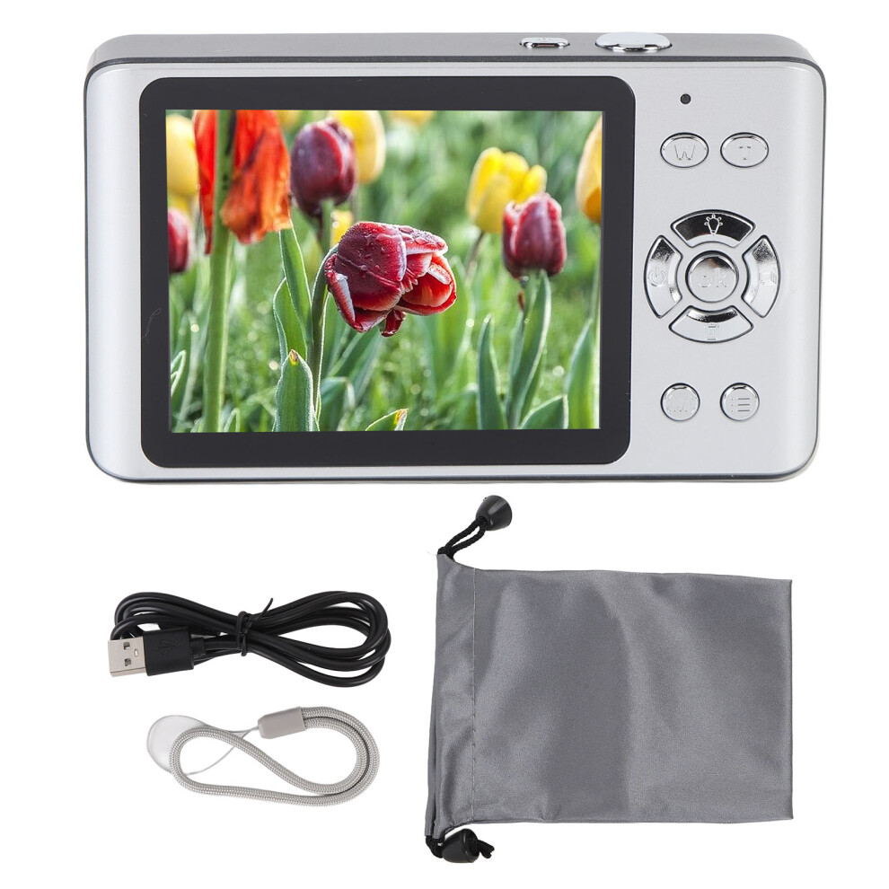 () 4K 64Mp Compact Camera 18X Zoom 2.8" Screen Silver/Black 643505171570