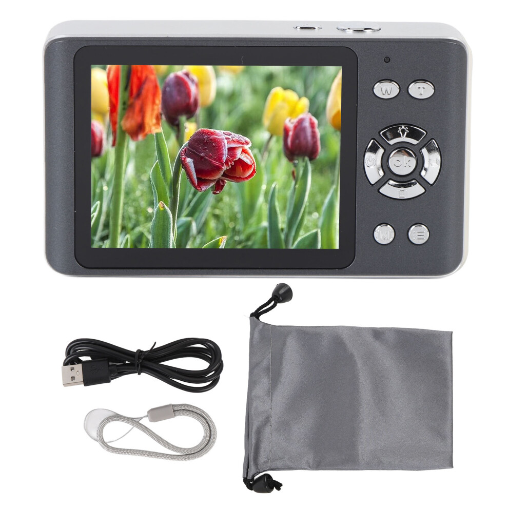 (Black) 4K 64Mp Compact Camera 18X Zoom 2.8" Screen Black 643505171556