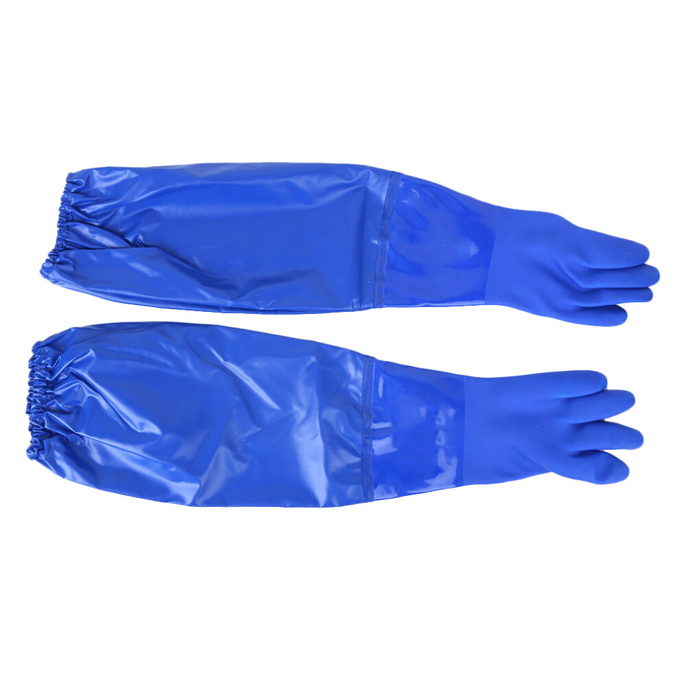 (9) Long Sleeve Pvc Acid Alkali Oil Resistant Lab Gloves 604725155634