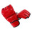 Unisex MMA-Handschuhe Halbfinger Boxhandschuh Rot 2