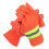 Non-Slip Firefighting Gloves Waterproof Breathable Anti-Static 4