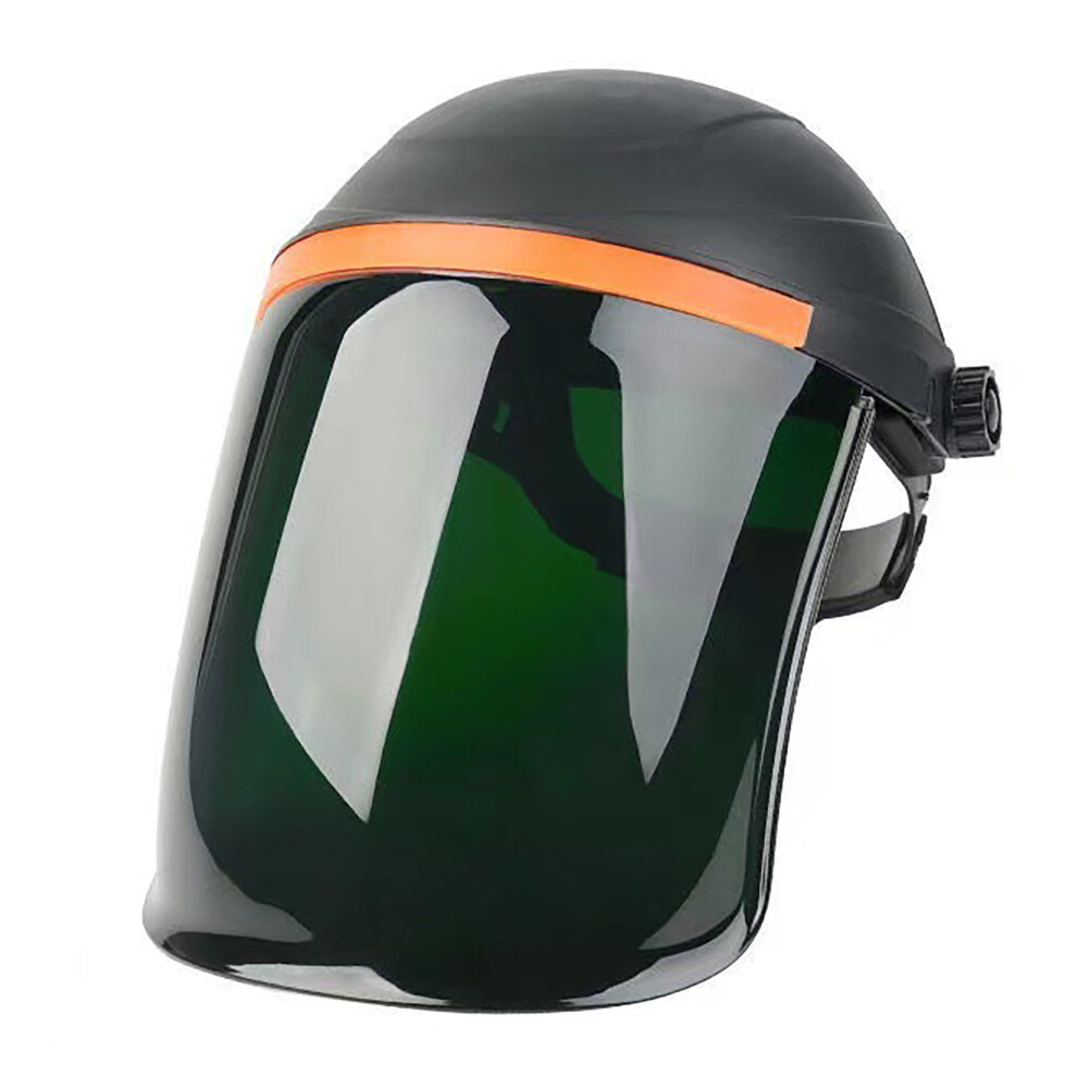 (Black Top Dark Green) Welding Helmet Heat Resistant Drop Resistant Black Dark Green 604725093059