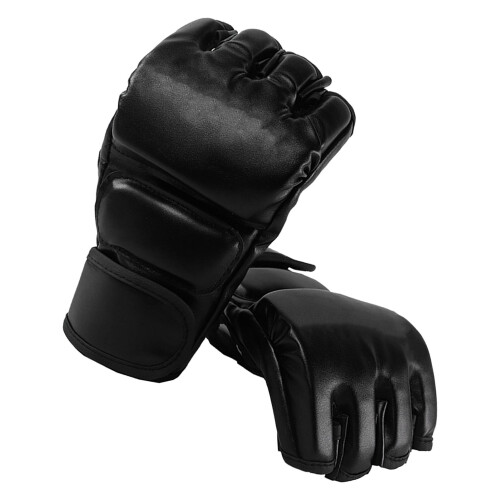 Boxhandschuhe Stoßdämpfung Halbfinger Sanda Muay Thai MMA 2