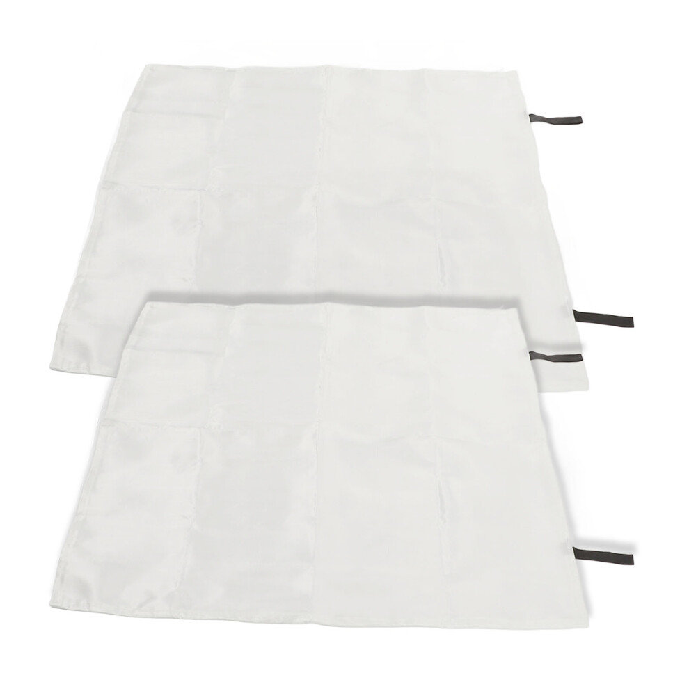 (1X1m/3.28X3.28ft) 2 Pcs Fiberglass Fire Blanket 1X1m Fireproof Emergency Suppression 604725094315