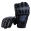 Halbfinger-Boxhandschuhe PU Leder MMA Muay Thai Schwarz 2