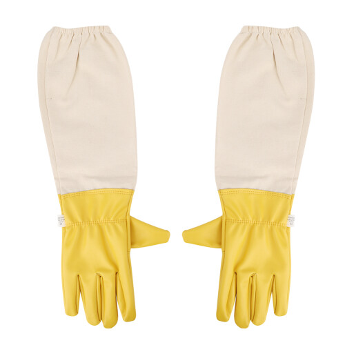 (XL) Bienenstichschutz-Handschuhe Langarm Elastik XL