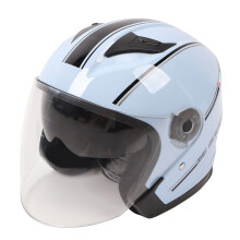 Half Motorcycle Helmet Lightweight ABS Open Face for Electric Bike