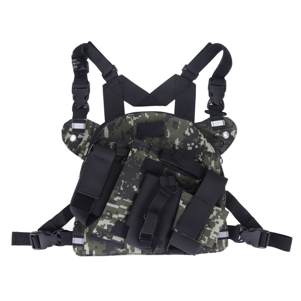 (Type 1) Radio Chest Harness for Two Way Radios Oxford Cloth Rescue Type 1
