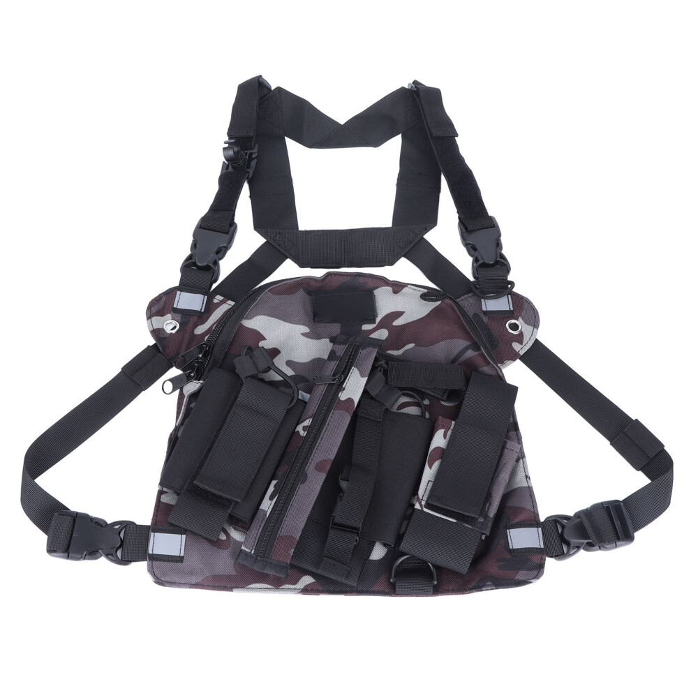 (Type 2) Radio Chest Harness for Two Way Radios Oxford Cloth Rescue Type 1