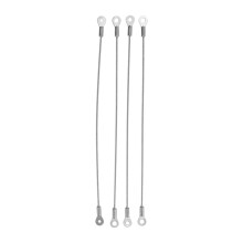 4x Hänge-Drahtschlaufe 15kg Sicherheits-Anti-Fall-Halterung