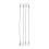 4PCS Light Hanging Wire Loop 33lbs Safety Anti-Fall Heavy Duty 1