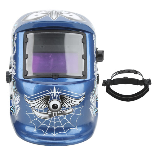 Automatischer Schweißhelm mit LCD, echter Farbe, einstellbar